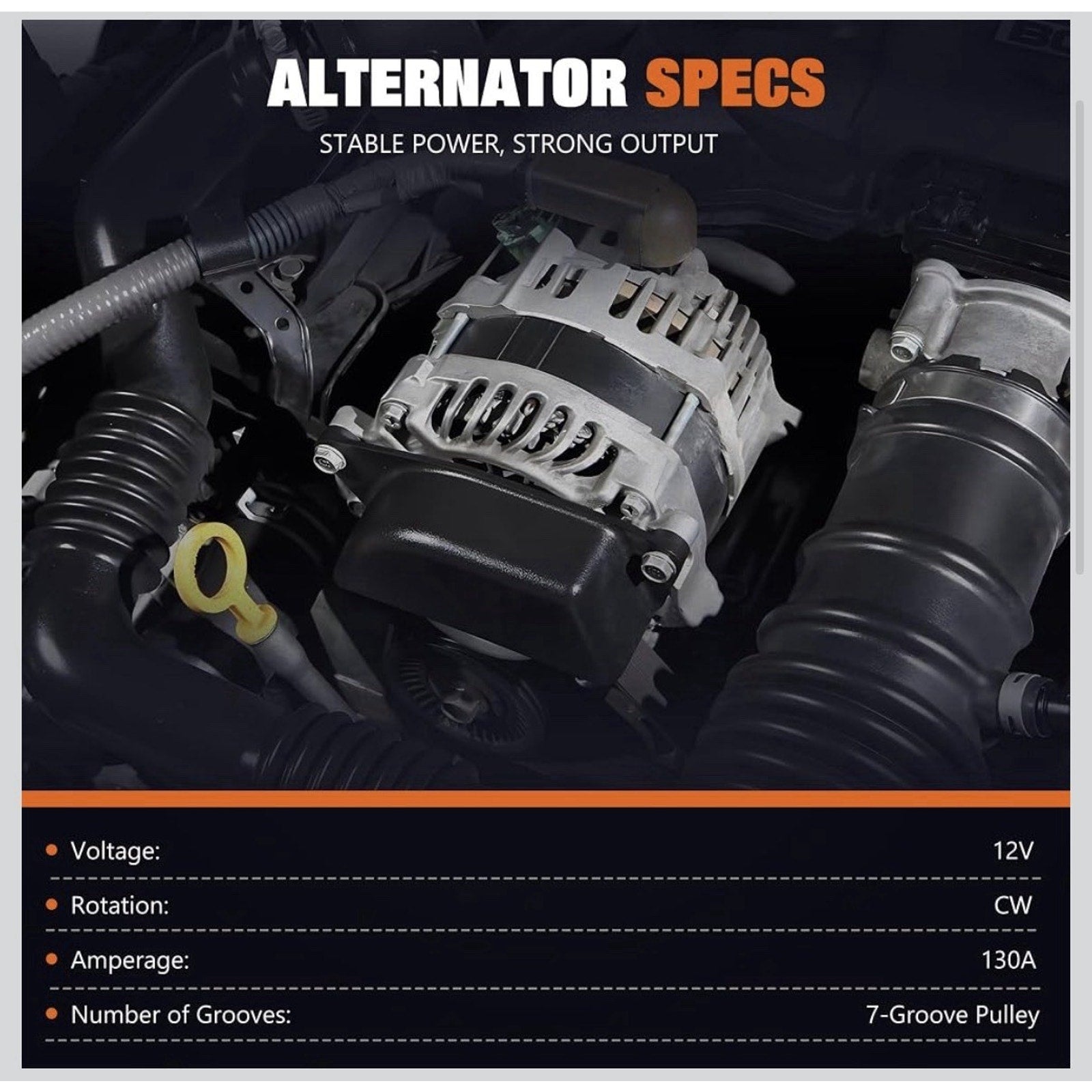 Alternator For Honda Accord 2008-2012 Acura TSX L4 2.4L 2009-2014 11390N