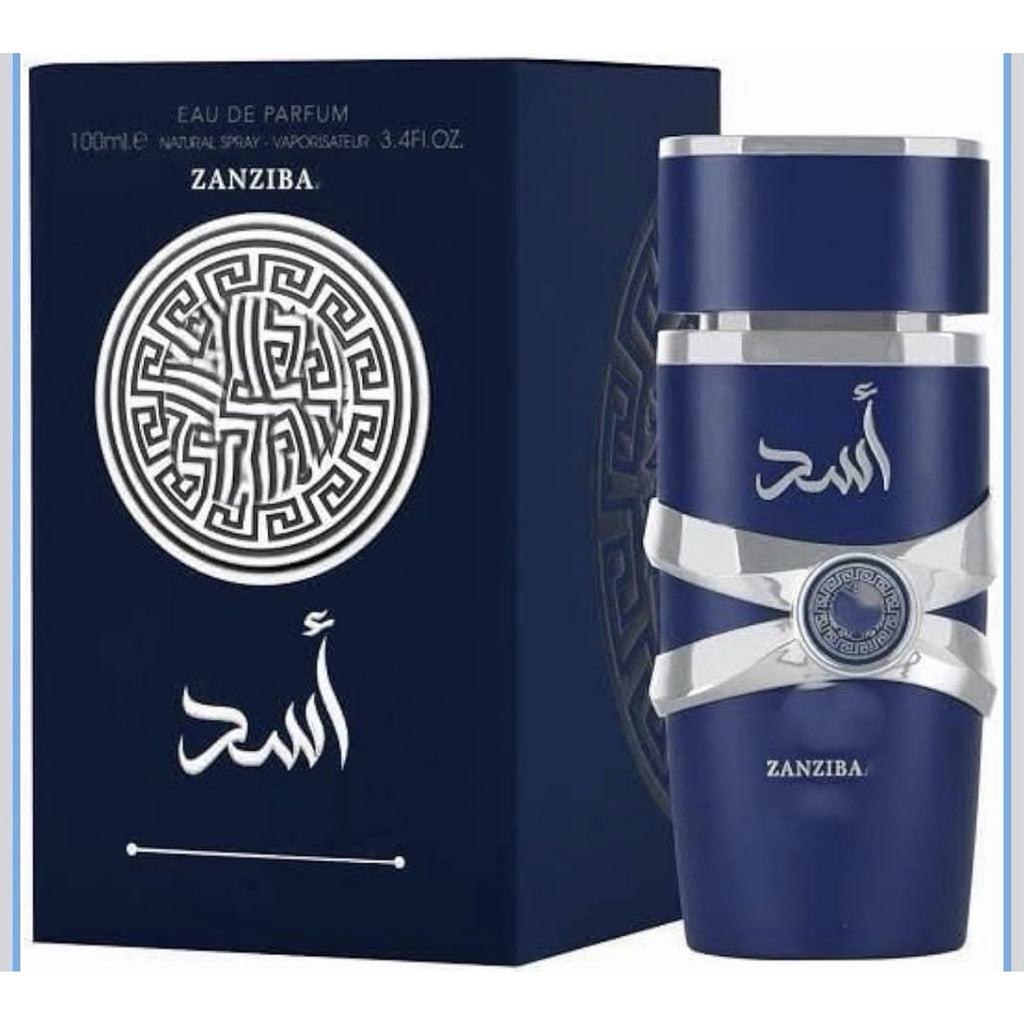 Lataffa Men's Cologne Asad Zanzibar EDP Spray, 3.4 oz (100 Ml)